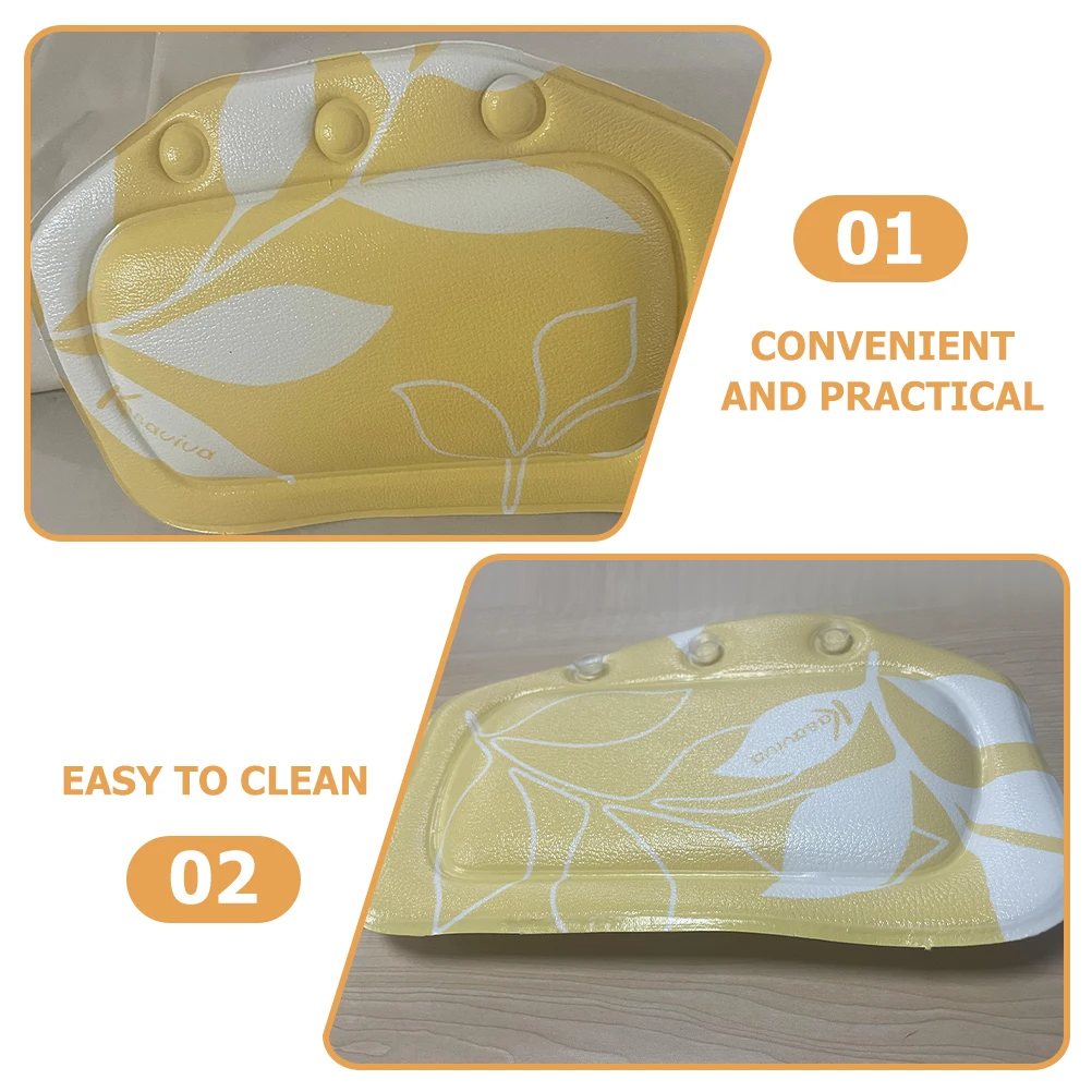 

Bathtub Pillow Neck Accessories with Suction Cup Pillows for Pvc Bathroom Headrest