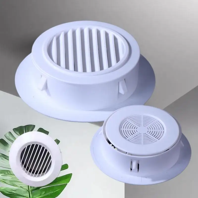 المطبخ الحمام تهوية الهواء استخراج صمام الشواية التيار المتناوب غطاء ثقب الغبار مانع جدار مجاري غطاء الزخرفية