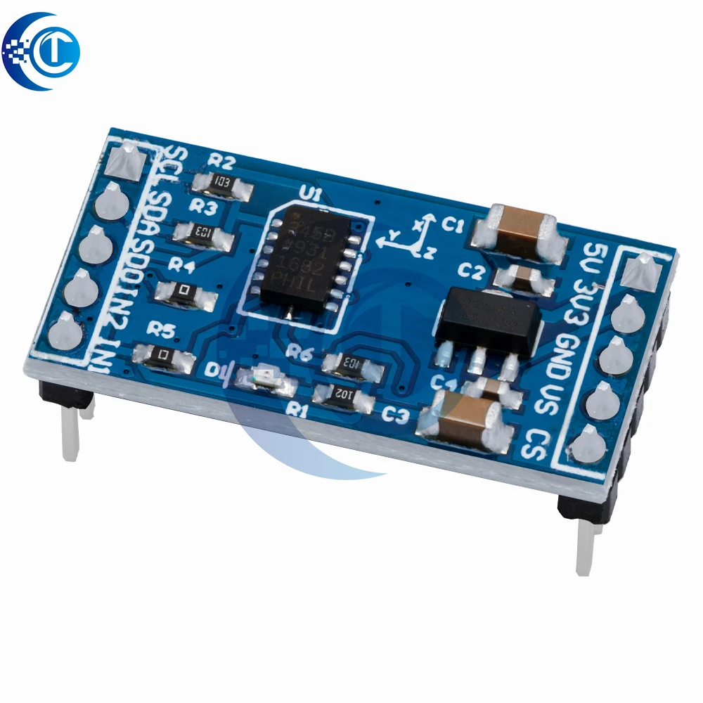 Módulo acelerómetro de 3 ejes ADXL345: ±16 g de alta precisión con interfaz I2C/SPI: compatible con Arduino y Raspberry Pi
