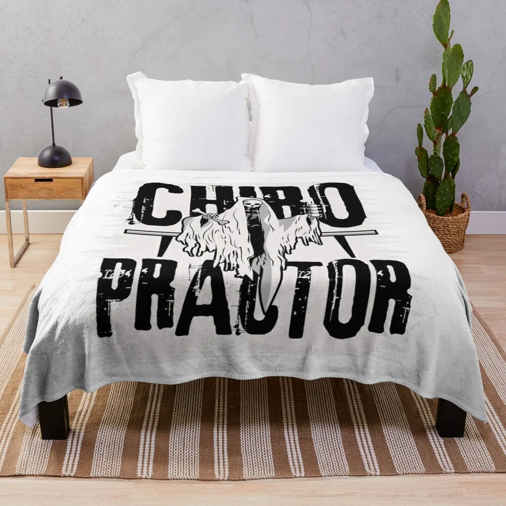 

Chiropractor Funny Gifts For Chiropractors Throw Blanket funny gift anime Blankets