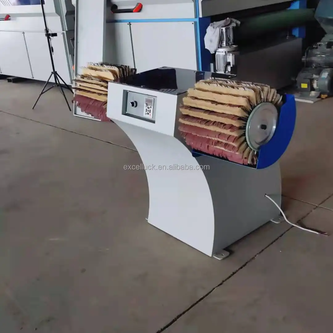 دليل صغير 2 فرشاة مزدوجة الرأس الأسطوانة ساندر النجارة طبلة مستديرة الملمع الرملي آلة تلميع لباب الخشب #4