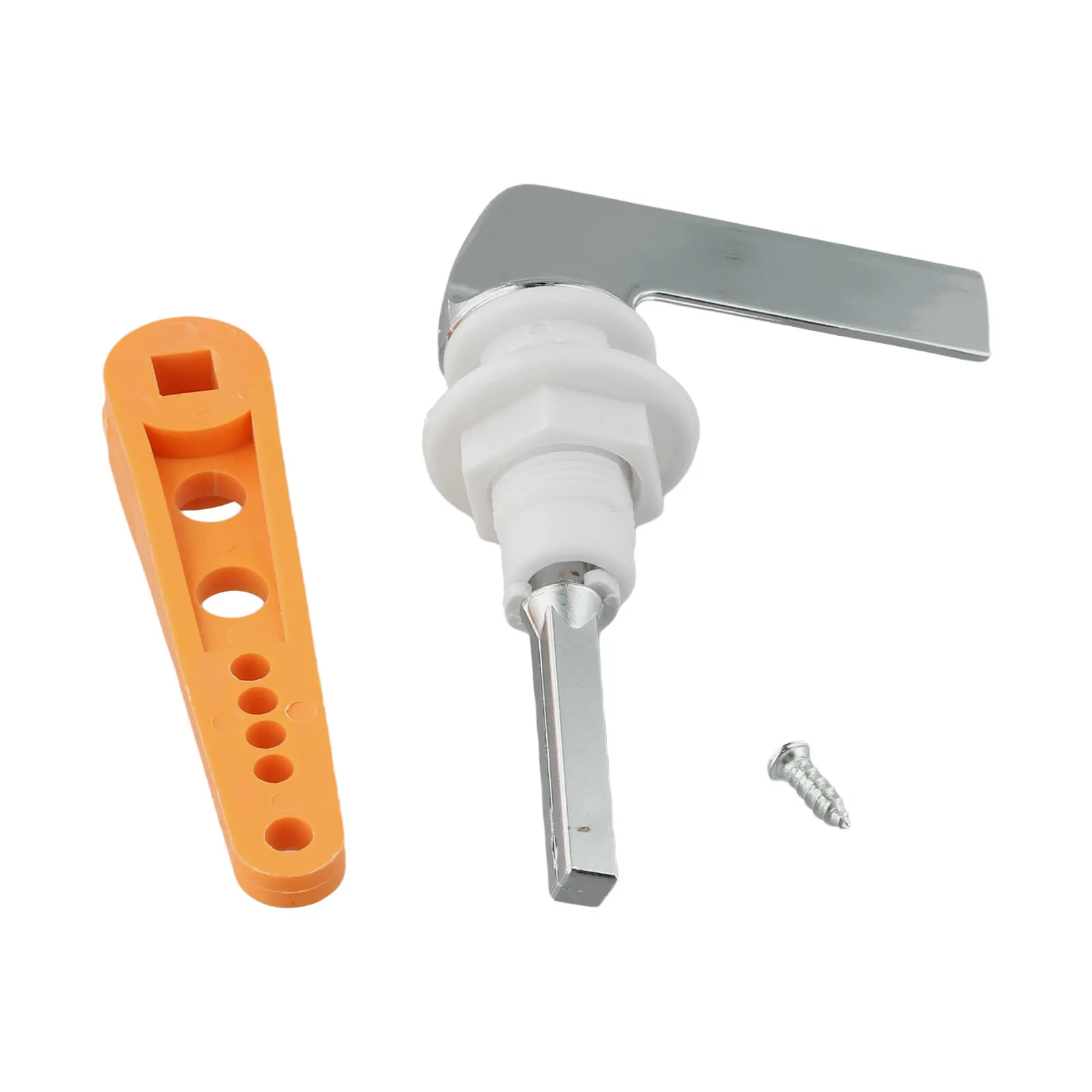 Easy Grip Lever Zinc Alloy Flush Handle Toilet Upgrade Bathroom Improvement Smooth Flushing Action Robust Construction