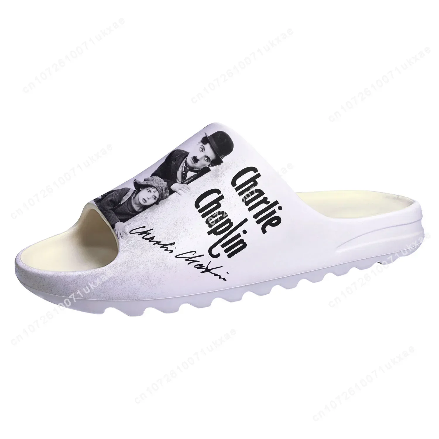 Charlie Chaplin Soft Sole Sllipers Home Clogs Customized Step On Water Shoes Mens Womens Teenager Step in Sandals