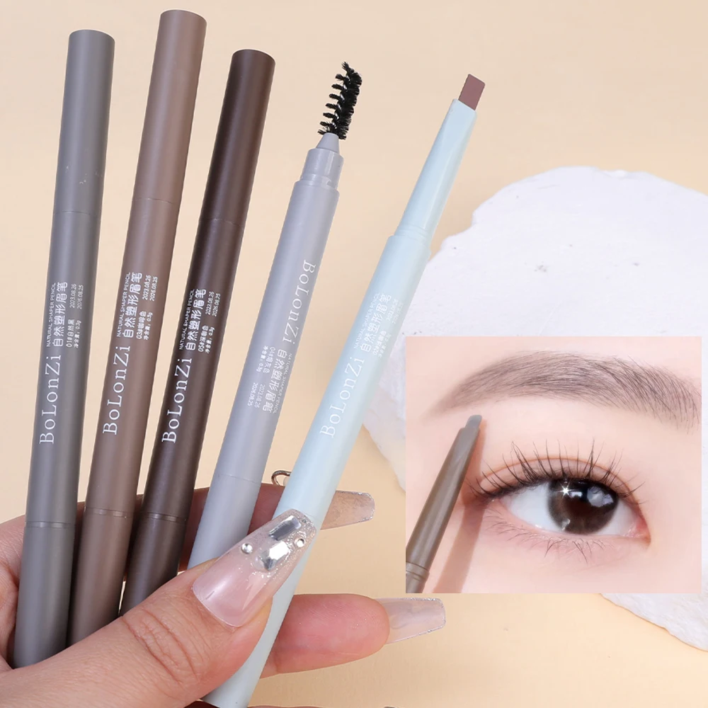 Rotatable Triangle Eyebrow Pencil Waterproof Eyebrow Tattoo Tint Enhancers Lasting Cosmetics Makeup Brow Lift Eye Brow Pencil