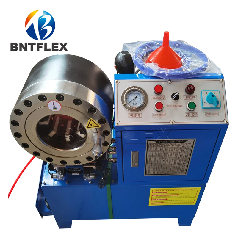 

2025 HOT SELLING Germany Quality 6-87mm Fully Automatic BNT68CNC Hydraulic Hose Crimping Machine
