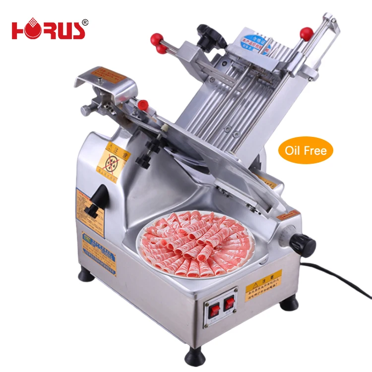 

Профессиональная высокоскоростная машина для нарезки замороженного мяса Horus 12 дюймов, безмасляная, для кухонного оборудования