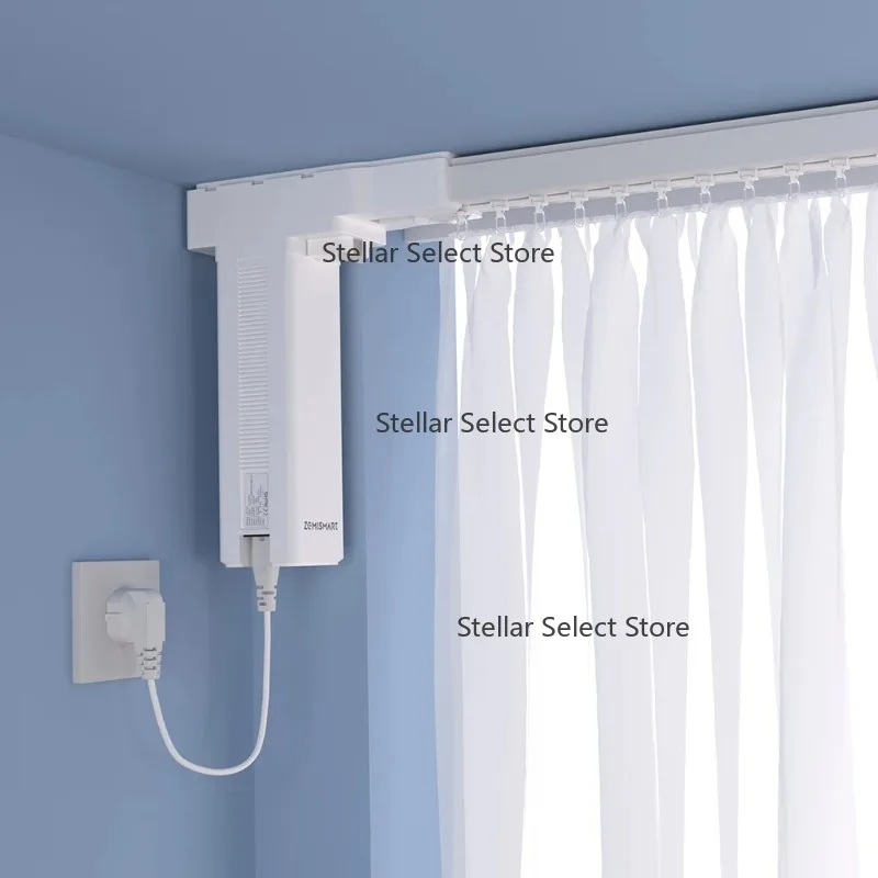 ZemiMatter Over WiFi Splicing Track Curtain HomeKit Home APP Siri Voice Control Curtain Motor
