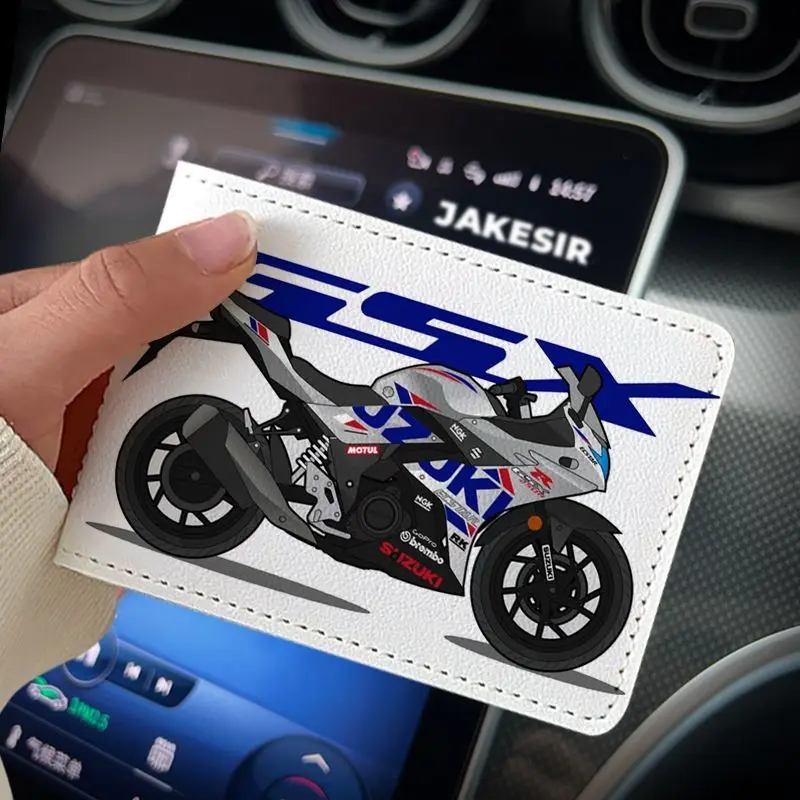 New 2025 High Quality Neutral Wallet Fun Fashion Foldable Wallet Motorcycle Locomotive Print Wallet Pu Leather