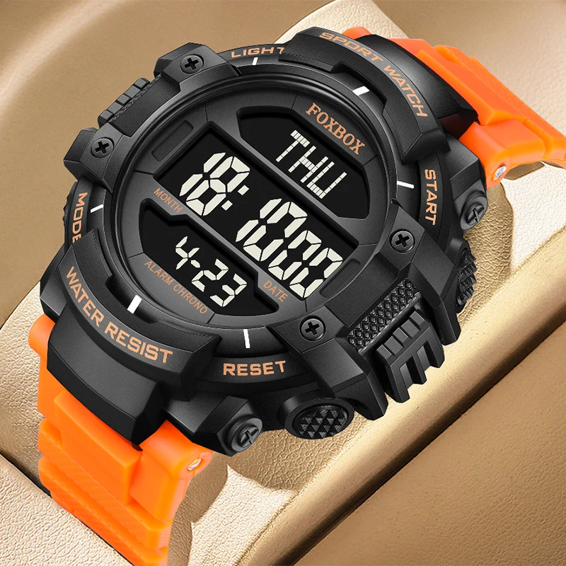 FOXBOX Waterproof Watch Men Fashion Business Military Watch For Men Silicone Sports Men's Quartz Wristwatches Relogios Masculino