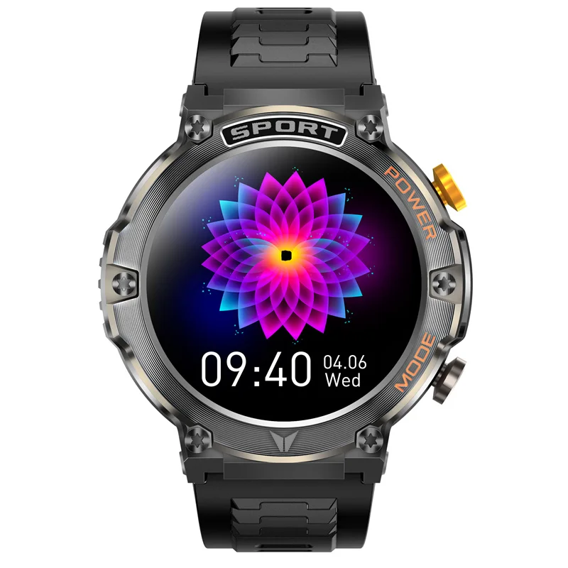 X11Pro Bluetooth Chamada Relógio Inteligente, 1,43 "Tela HD, Freqüência Cardíaca, Pressão Arterial, SpO2 Monitor, Monitoramento do Sono, Modos Multi-Sport