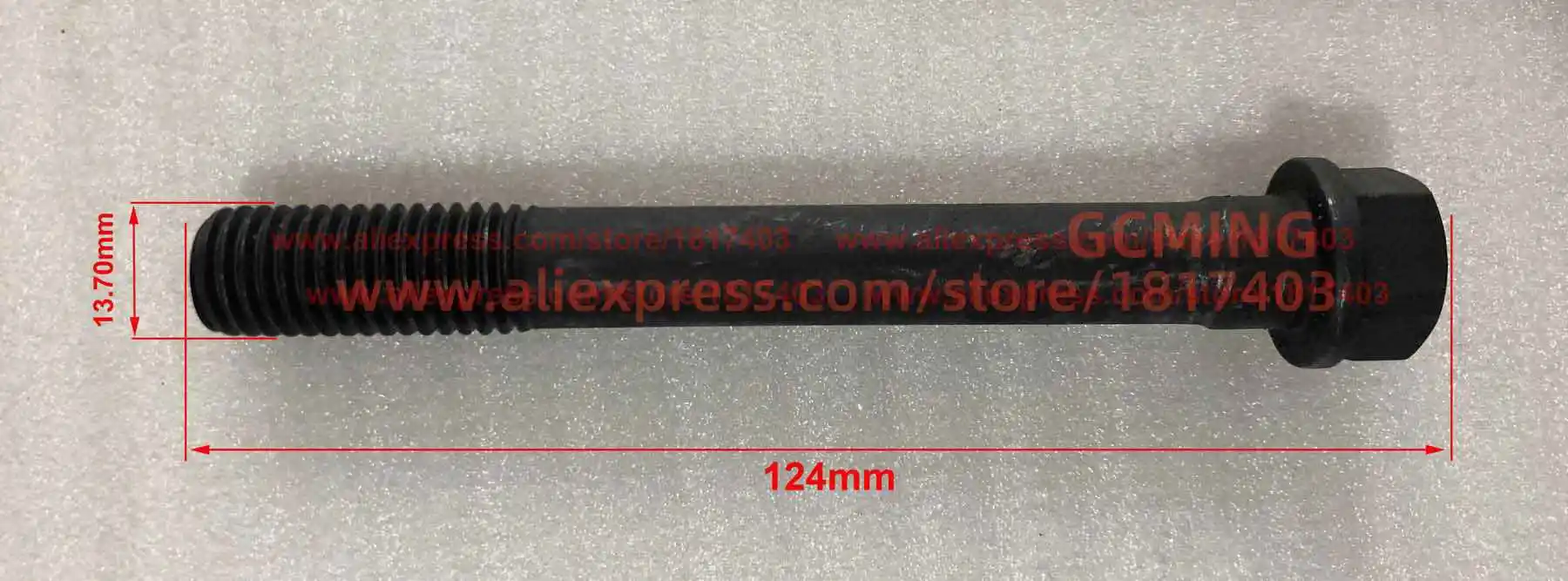 

KM485QB-01005 Cylinder head stud, Laidong LD engine parts, Laidong KM385BT / LL380B engines