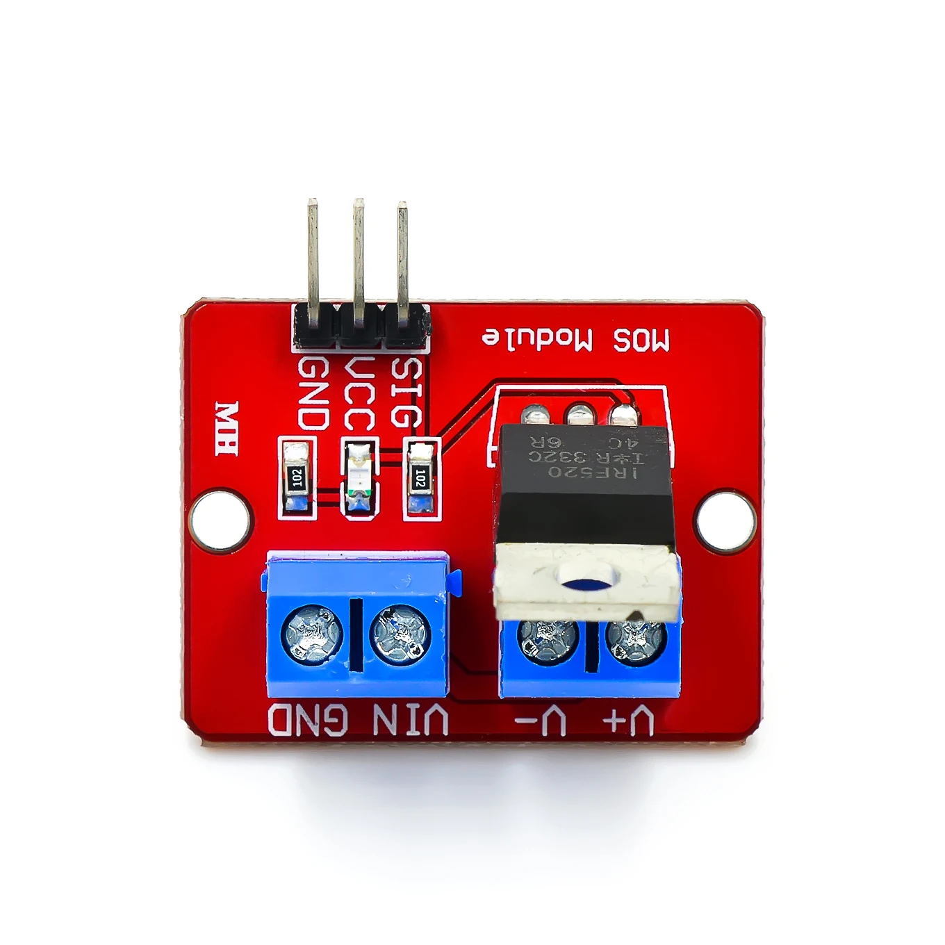 Modulo driver IRF520 Tubo MOS Tubo ad effetto di campo Modulo driver MCU Regolazione PWM