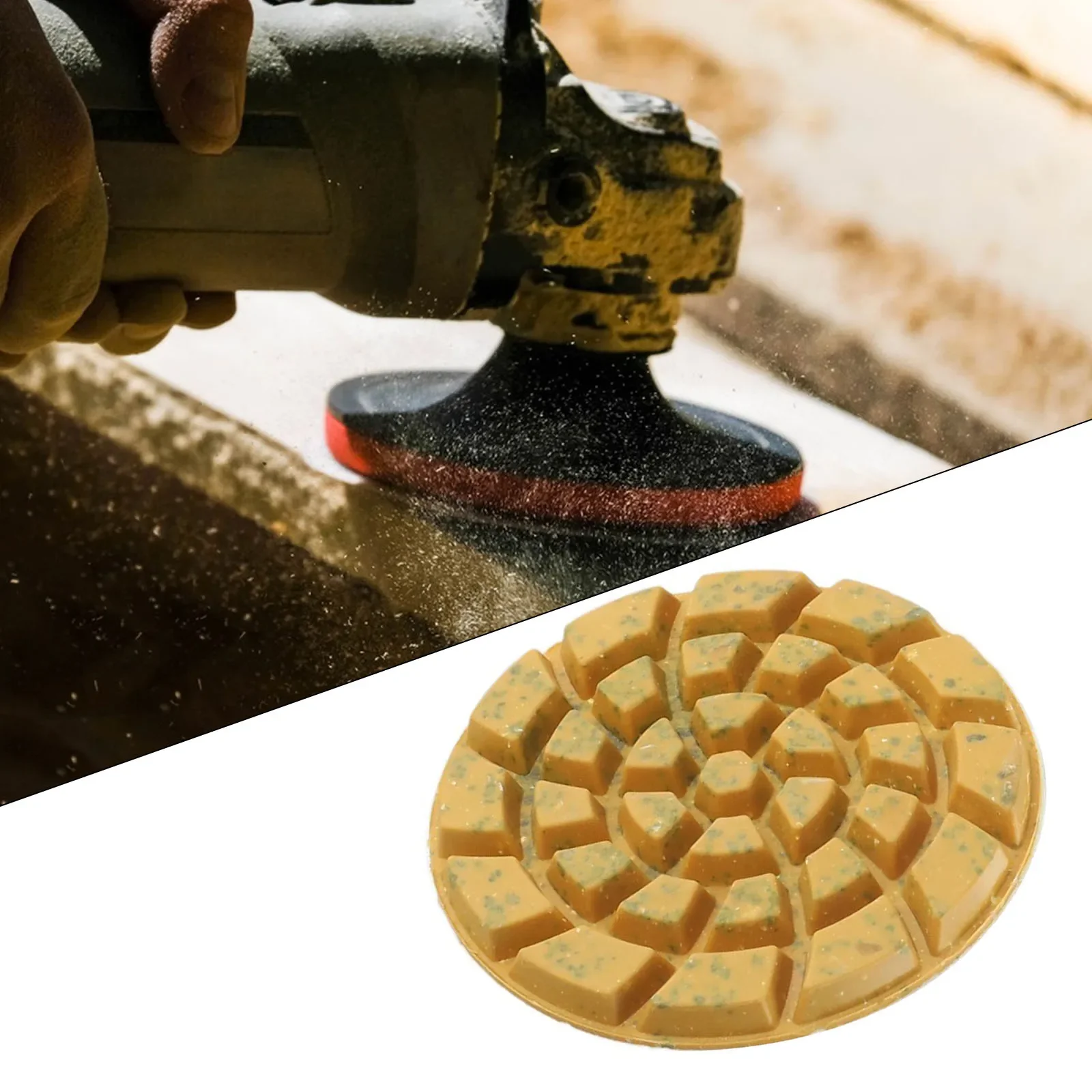 

4 Step Polishing Pads Polishing Tool Glass Stone Sanding Diamond For Granite Concrete Marble High Quality Practical