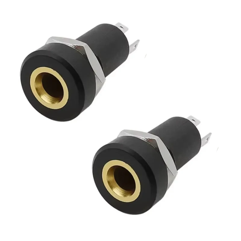 3Pin 3.5mm Audio Jack Socket 3/4 Pole Stereo Solder Panel Mount 3.5 mm Headphone Female Socket Connector With Nut image 5