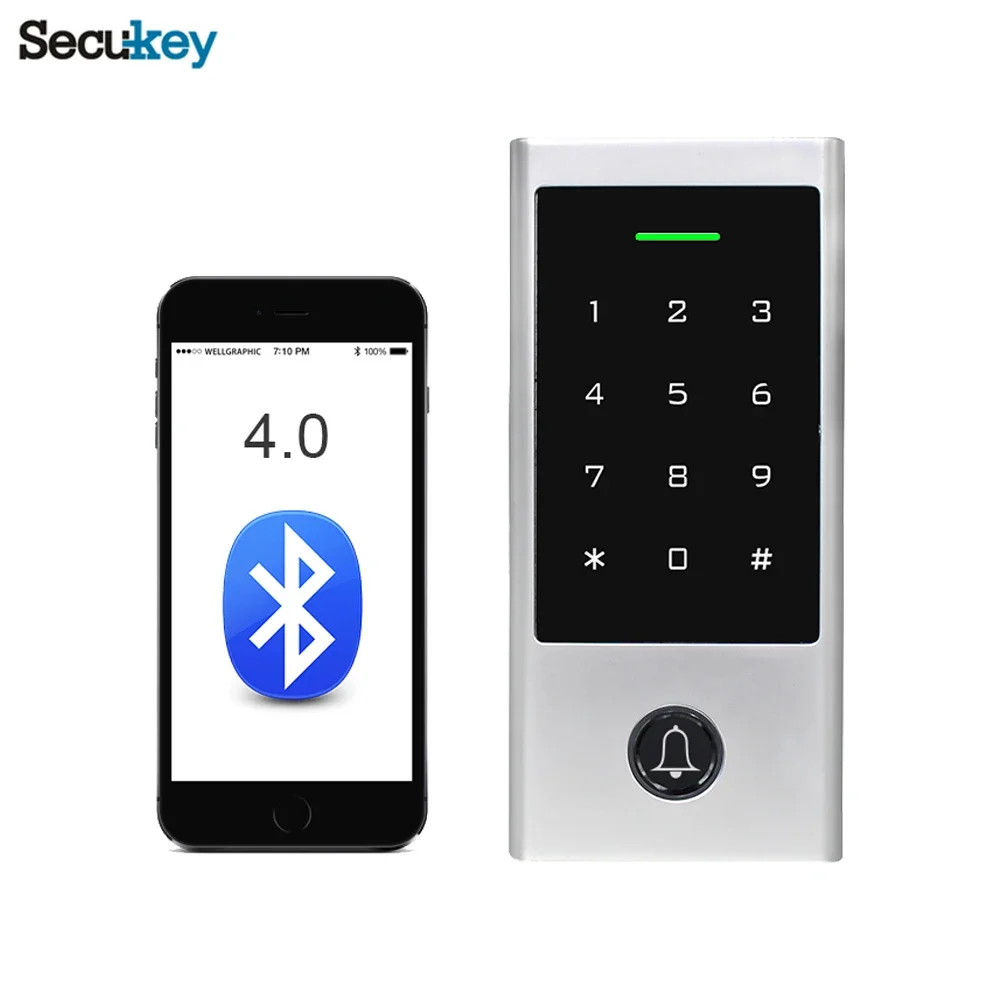 Security Access Automatic Gate Tuya Access Control,Smart WiFi Touch Keypad Door Lock with Free Mobile App