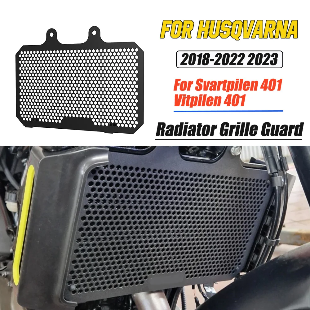 

Motocycle Radiator Grille Water Tank Guard Protection For Husqvarna Svartpilen 401 Vitpilen 401 2018 2019 2020 2021 2022 2023