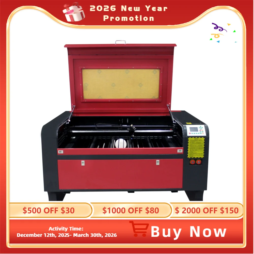 

Лазерный гравер и резак CO2 волокна большой площади 1080, 60/80/100/130 Вт для металла, дерева, акрила, пластика, резины