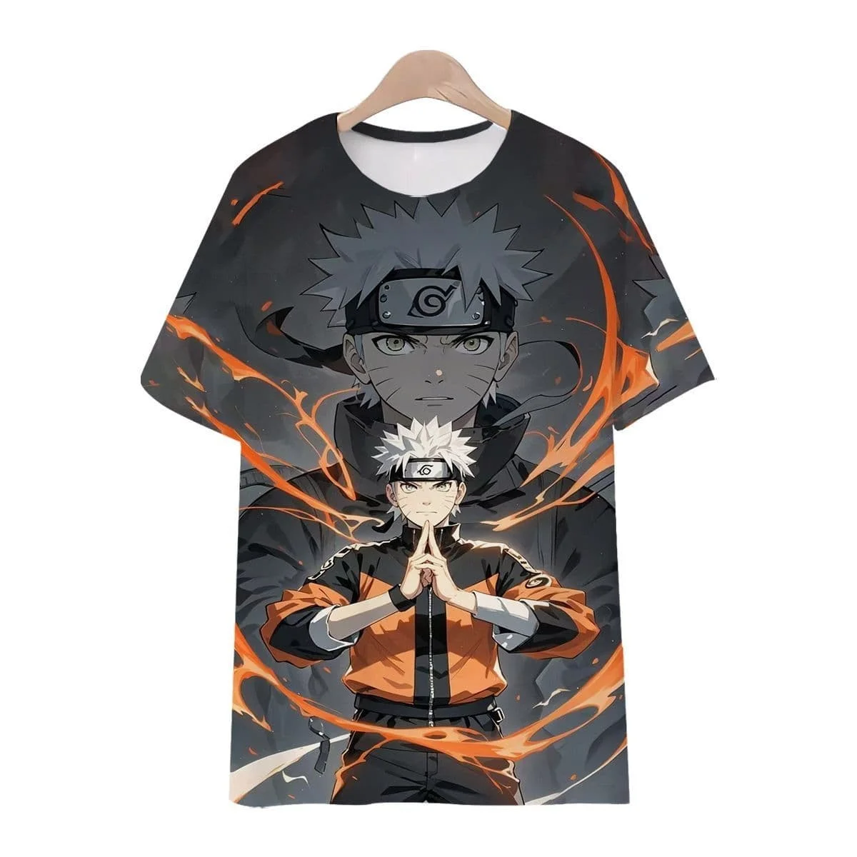 Naruto Naruto Sasuke 3D Quick Dry Fashion T-Shirt for Men Women Kids Sports Anime Tee Summer Casual Outdoor FamilyMatching