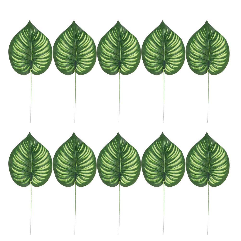 

30pcs Simulated Leaves Simulation Watermelon Leaves Artificial Fake Monstera Plants Home Decoration Supplies