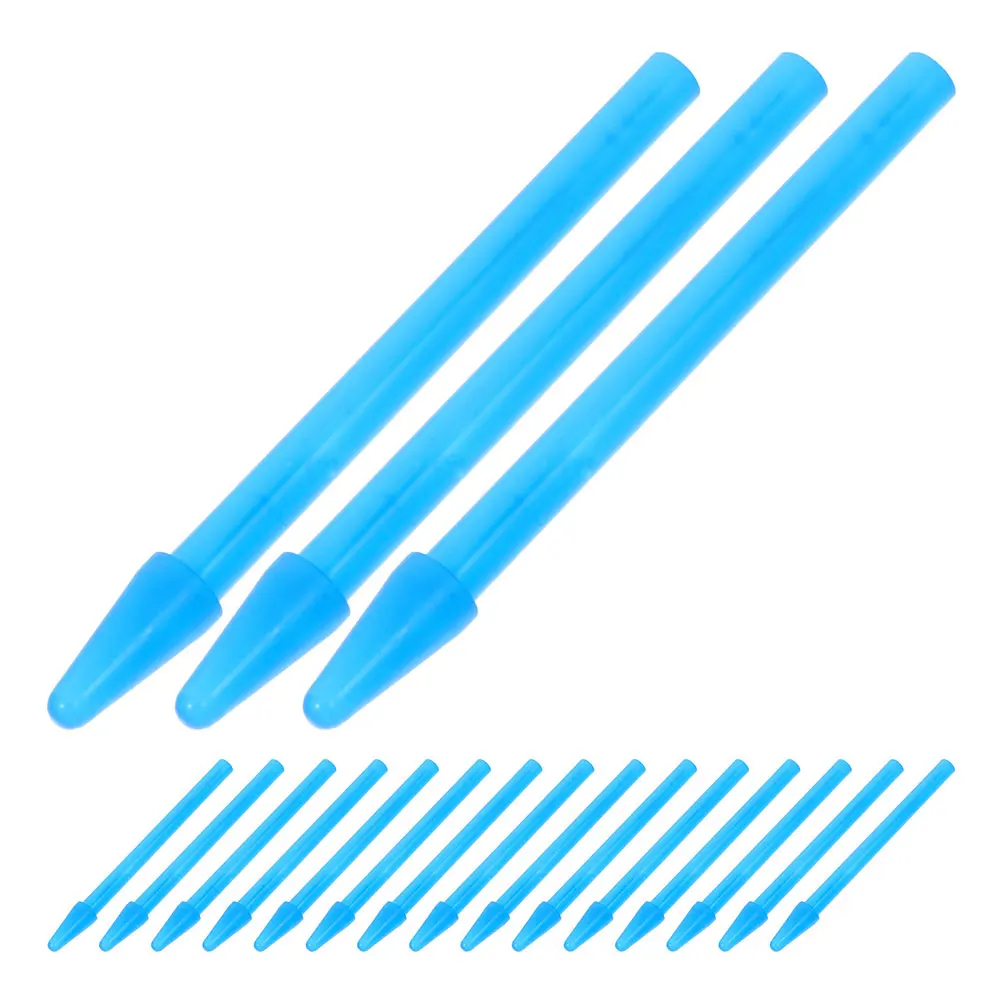 

50pcs Blue Plastic Grinding Rods Tube Mixers Efficient Tissue Stirring Lab Tools Reusable Test Tube Stirring