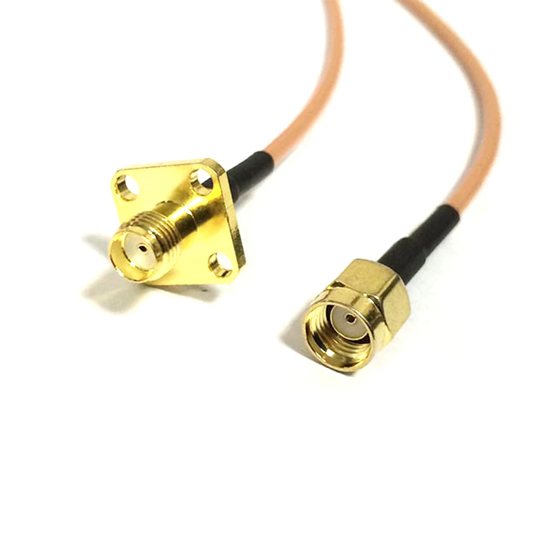New RP-SMA  Male Inner Pin Switch  SMA  Female Jack Panel  Convertor RG316 Cable 15CM 6" Adapter