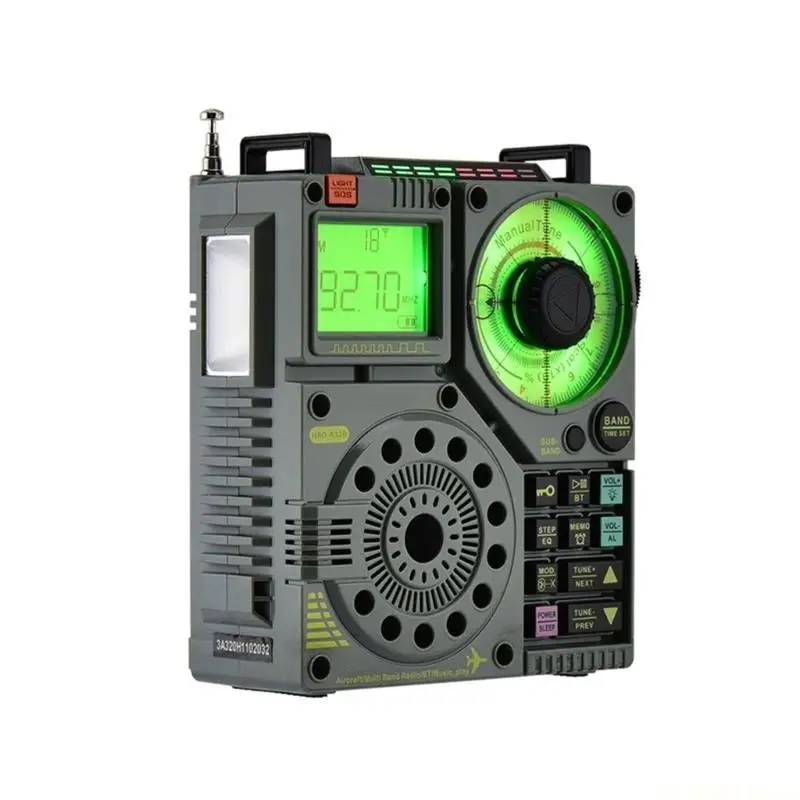 E56B Portable VHF Multiple Bands Radios Aviations Bands Radios Receiver Speaker