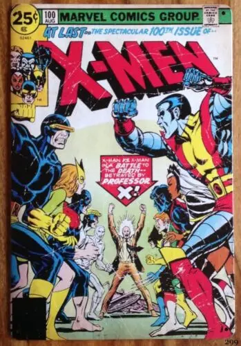 Comic Cover Uncanny X Men Retro Vintage Metal Wall Sign Bedroom A4 size