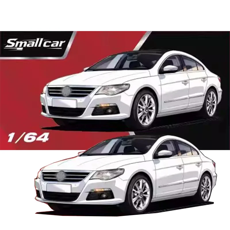موديل جديد من سيارة ماسدي الصغيرة بمقياس 1:64، نموذج سيارة فولكس فاجن سي سي محاكي من السبائك المصبوبة، هدايا تذكارية مخصصة للأطفال