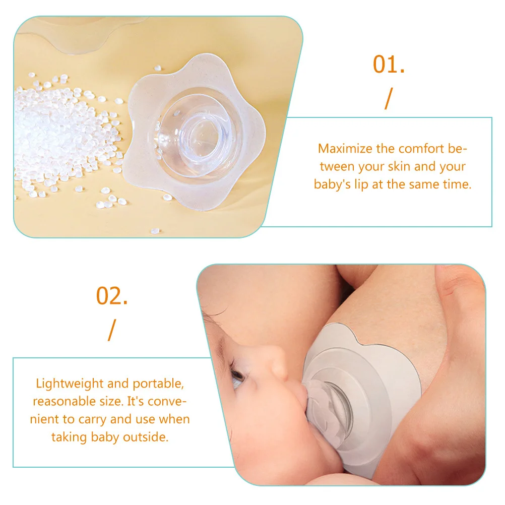 

Силиконовый щиток для грудного вскармливания, защита для сосков, легкий мягкий чехол для сосков для кормления новорожденного, защита для кусания