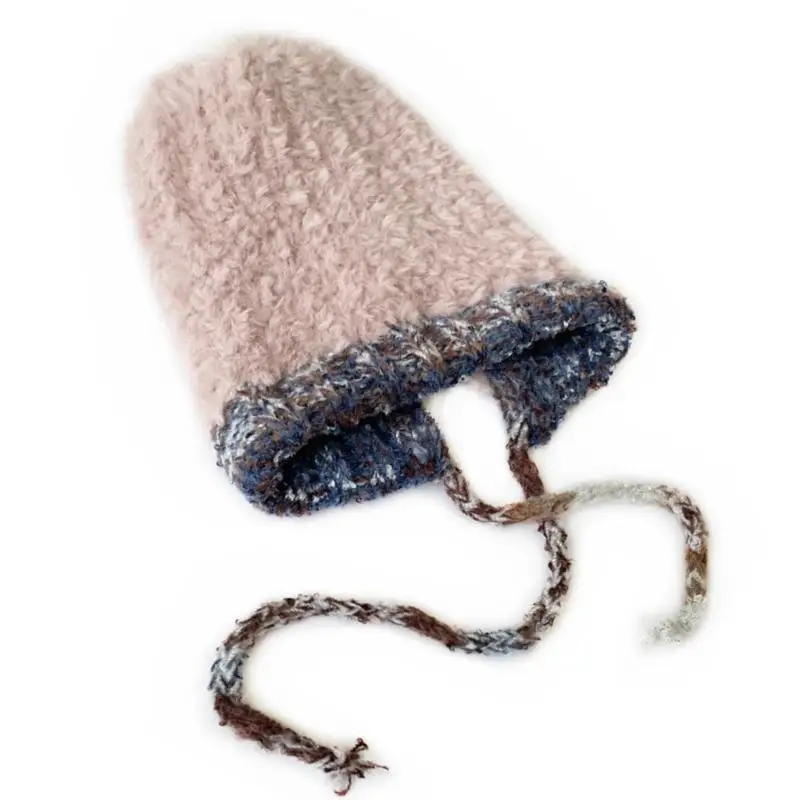 

39BB Winter Trapper Hat for Teens Skiing Cycling Protecting Ear Hat Windproof Outdoor