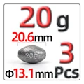 6 (size 20g)
