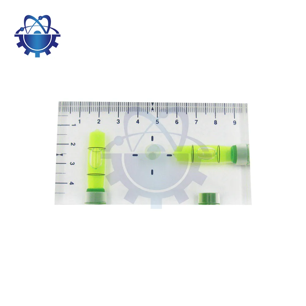 Transparent One Piece Level with Scale Level 2D Bi-Directional Level with Magnetic Mini Bubble at Bottom