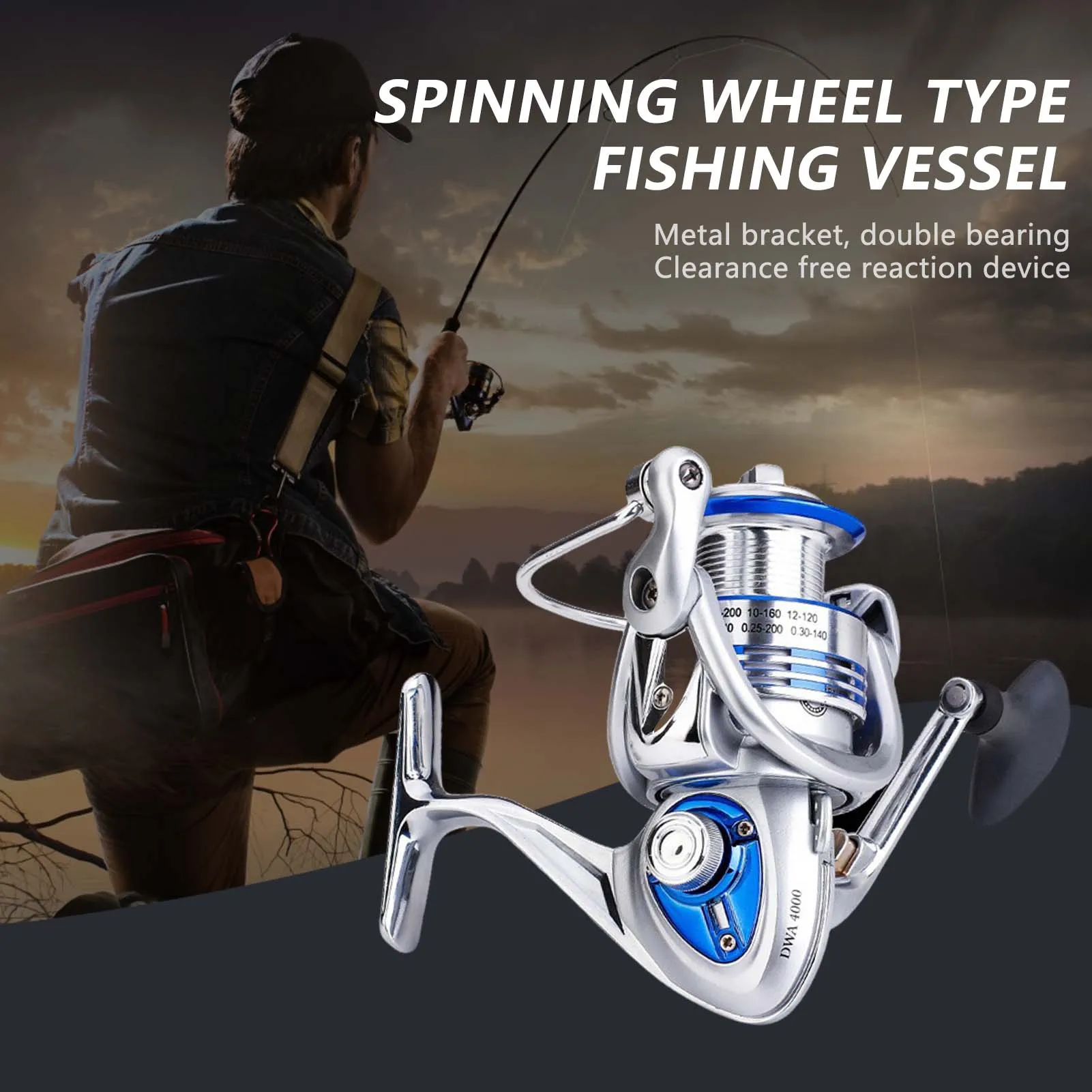 All Metal Fishing Reel Double Bearing Ice Fishing Spinning Reel For Bass Bream Ultralight 14 Axis Winter Fishing Line Reel