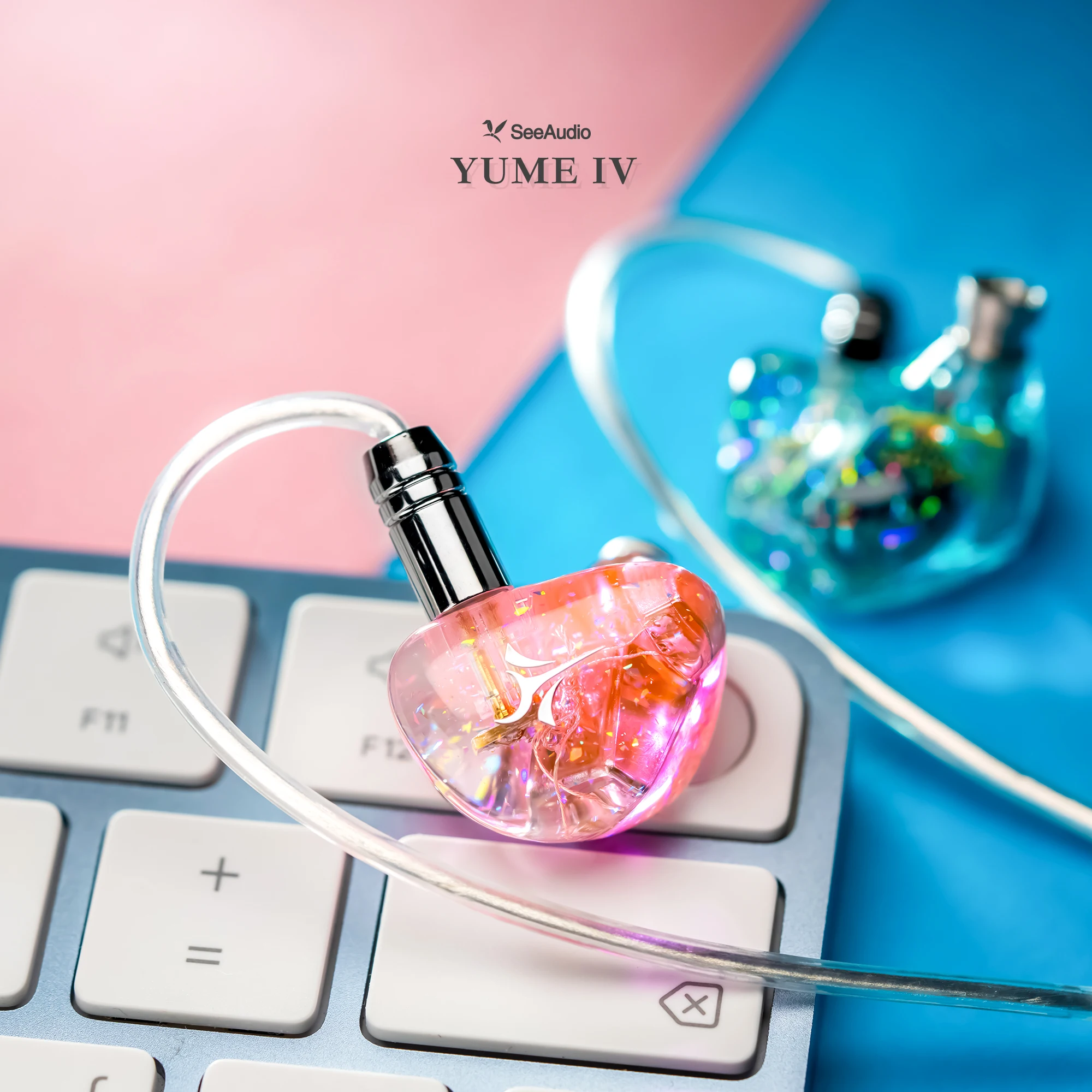 In Ear Monitor Iem - Écouteurs intra-auriculaires hybrides SeeAudio-Yume-IV 2BA Hi-Fi,