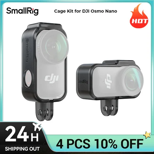 Imagen 1 del producto SmallRig Cámara de Acción Nano Cage Kit de Jaula Vertical a Horizontal para DJI Osmo Nano Perfecto para YouTube (Paisaje), TikTok 5757