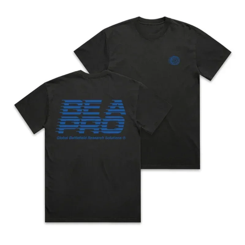 Men's BE A PRO Global Battlefield T-Shirt, Casual Cotton Short Sleeve, Tactical Military Research Graphic Tee 2026 Summer tees