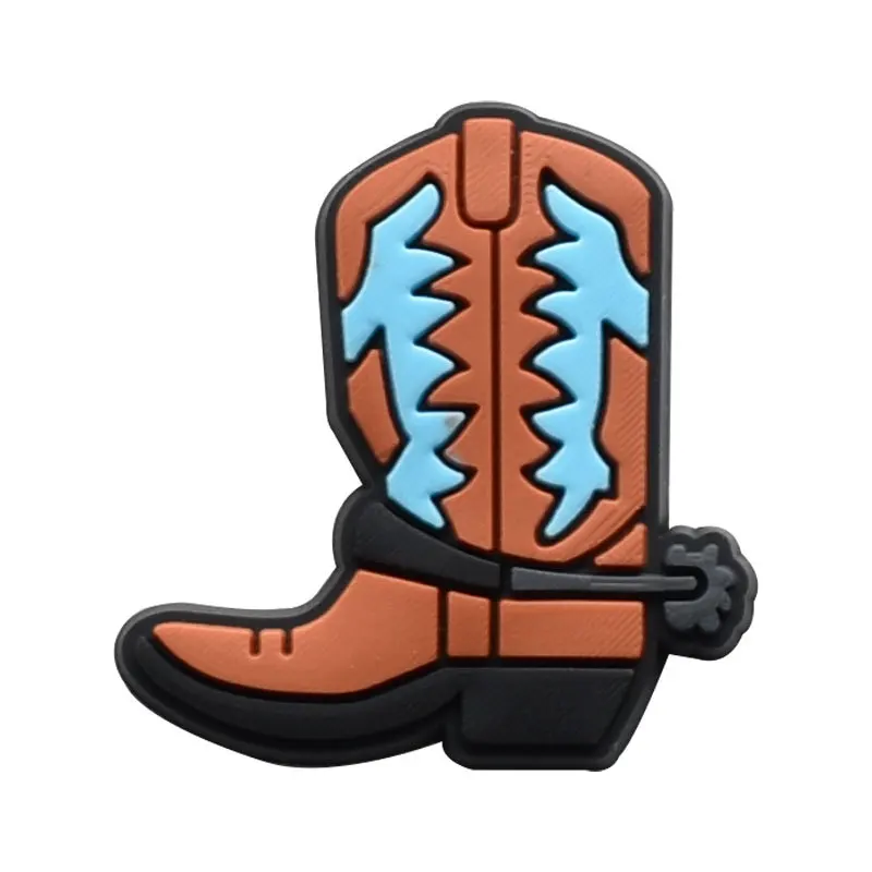 Breloques Cowboy West Shoe Charms pour enfants et adultes, épingle pour Crocs, accessoires de décoration, cadeau de fête de Noël, nouvelle gastronomie, offres spéciales