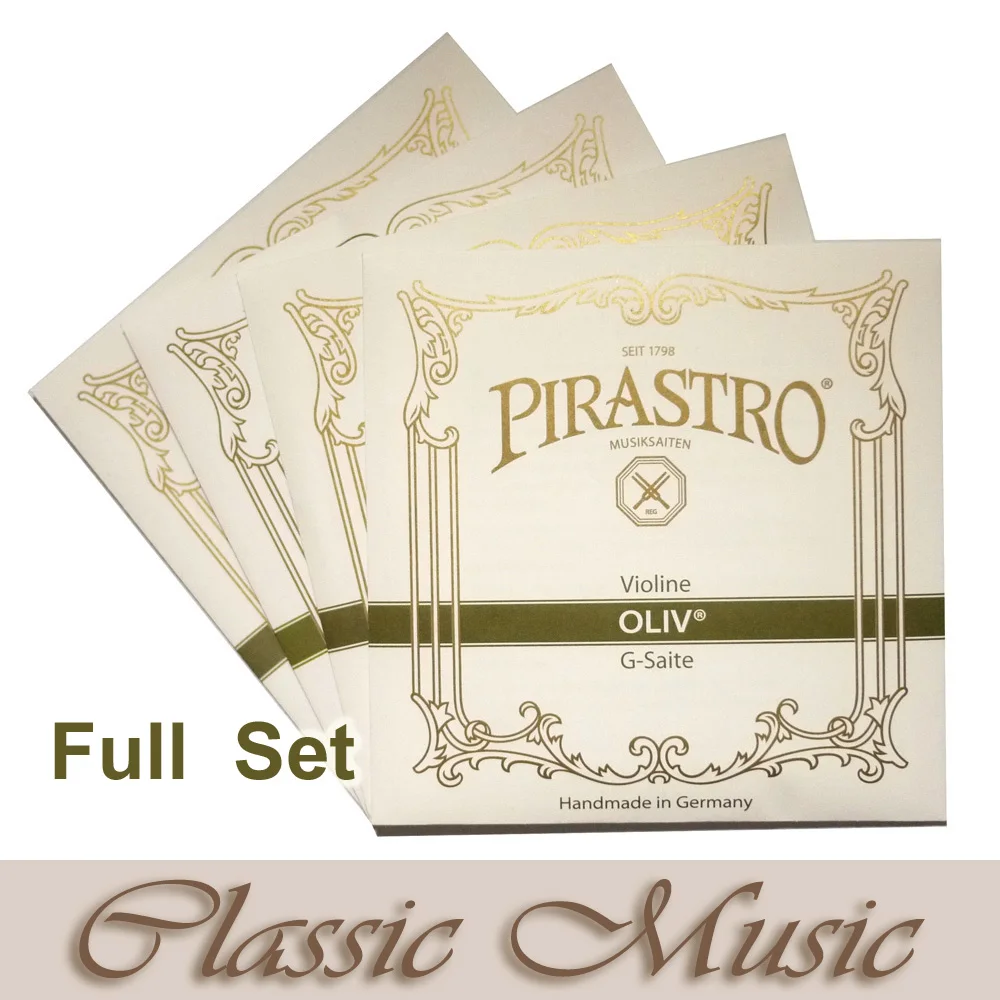 Pirastro Oliv Violin Strings Full Set (211021), Original ,Made in Germany,Gold E