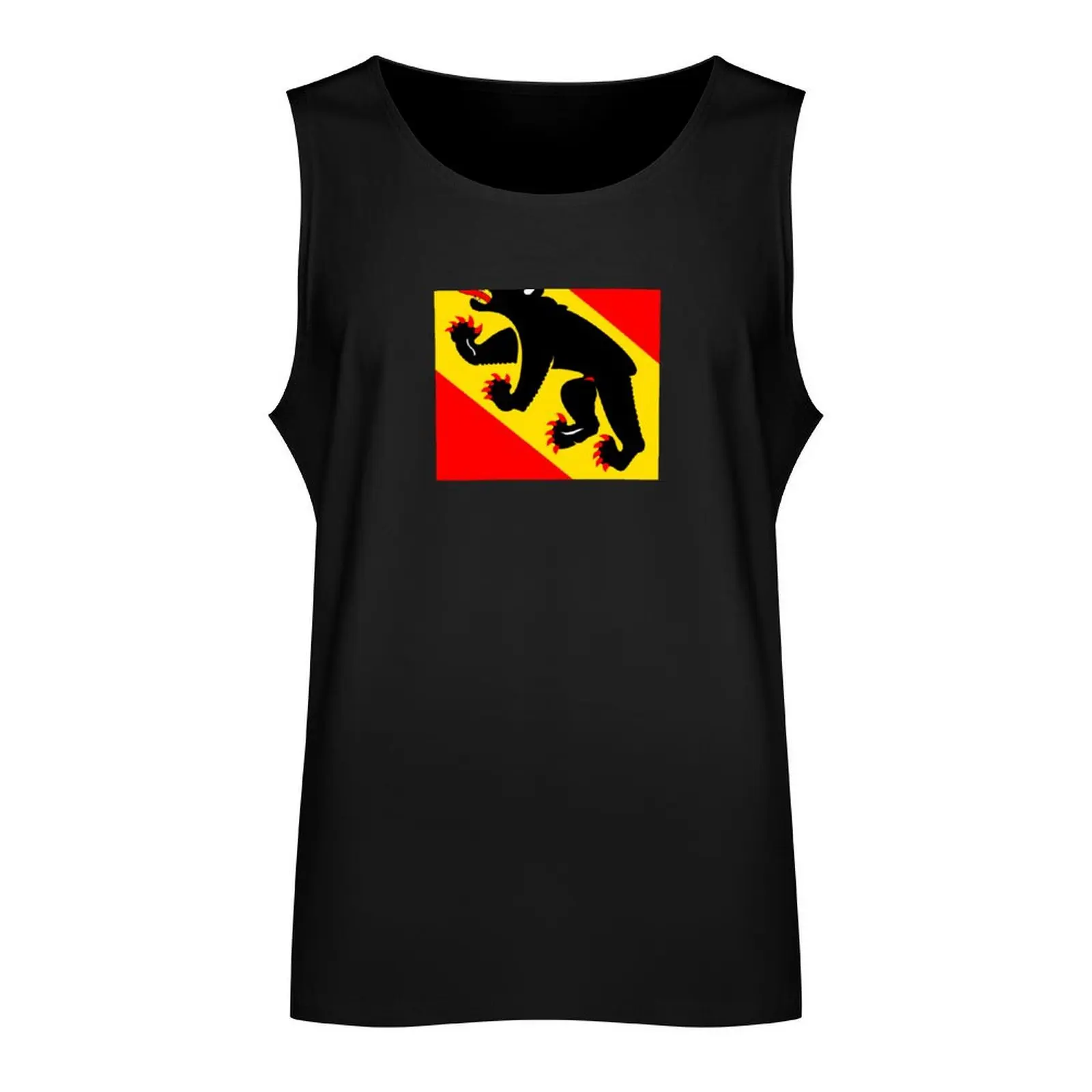 Flag of Bern Canton Tank Top clothing men Men's vest