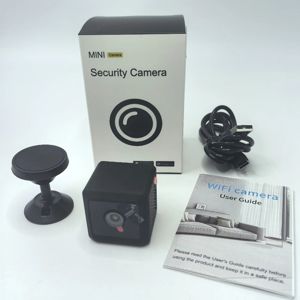 W02 1080P حماية أمنية صغيرة للمنزل للرؤية الليلية مراقبة التخييم في الهواء الطلق واي فاي كاميرا منزلية ذكية صغيرة cctv فيديو #4