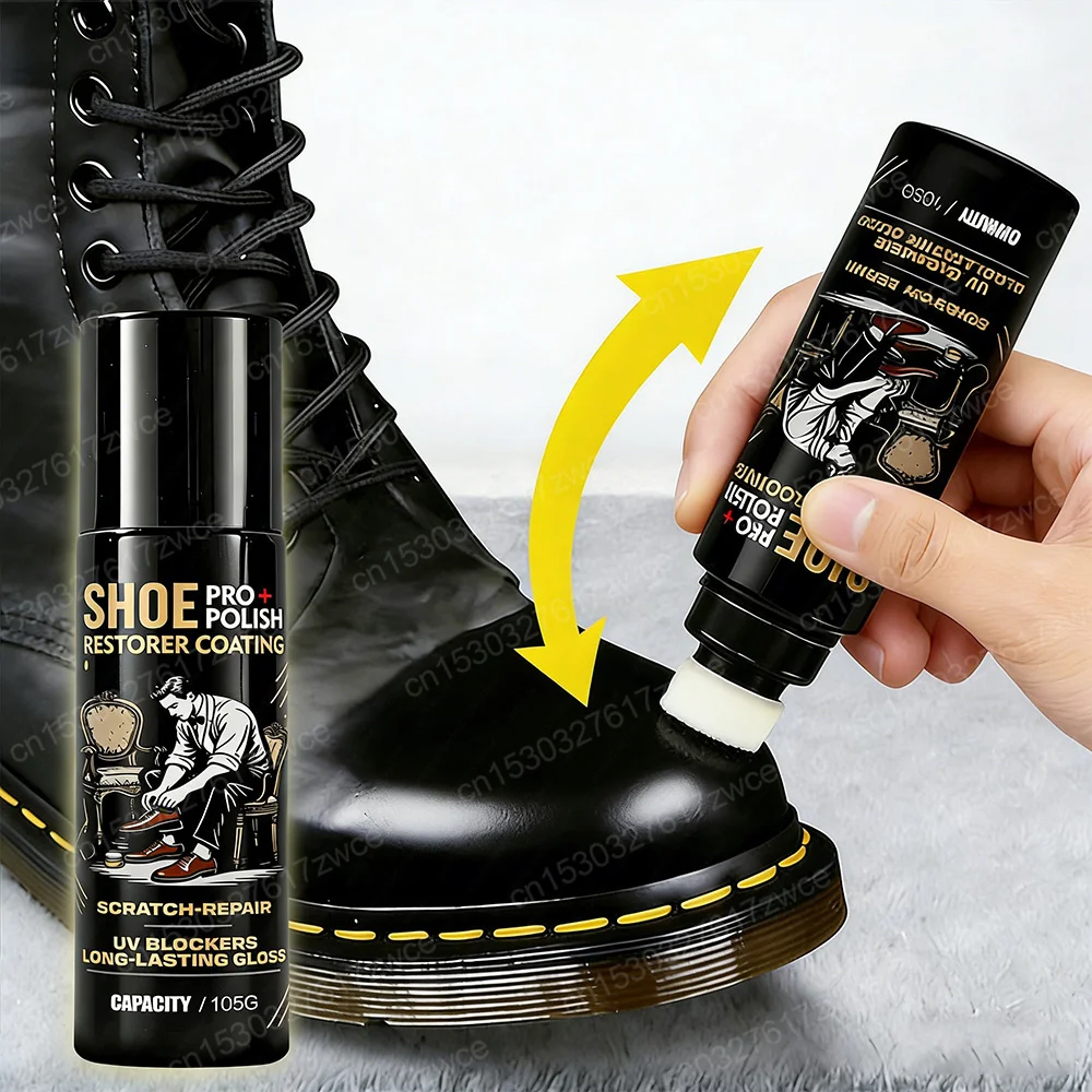 

Средство для восстановления обуви из кожи, усилитель блеска, кристально прозрачные сумки и обувь, обновление воскового покрытия, средство обратно к черному блеску, полировка пластика