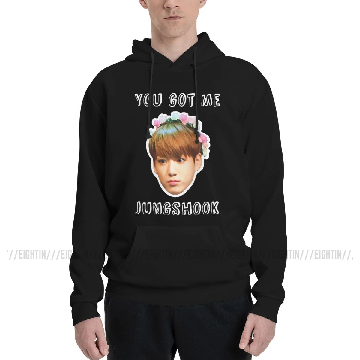 

Jung-Kook Kawaii толстовки мужские Harajuku корейские модные толстовки осенний пуловер с длинными рукавами