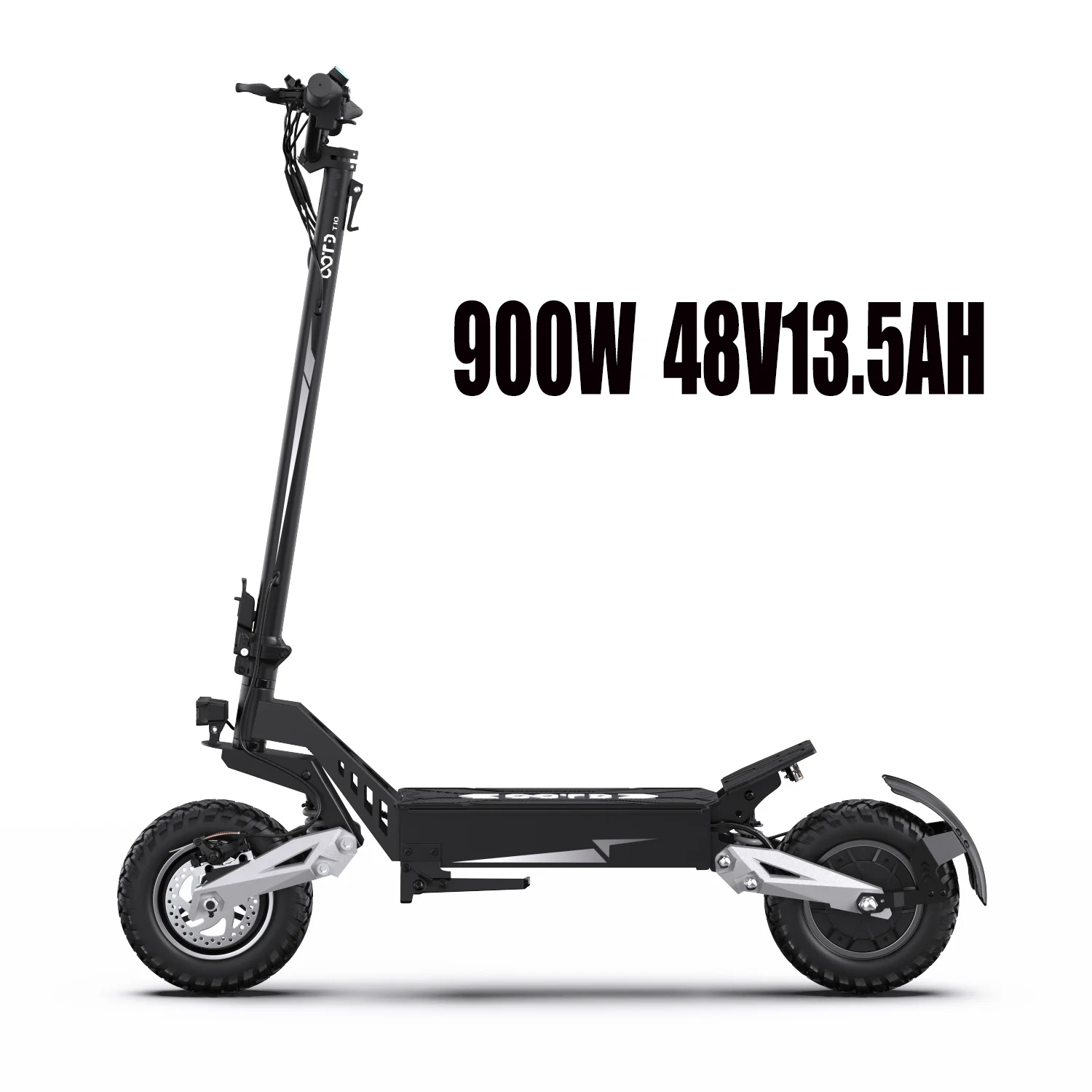 OOTD T10 E-Scooter 900W piekvermogen 48V18AH Lithium batterij Opvouwbare elektrische scooter 11-inch All Terrain band E-Scooters
