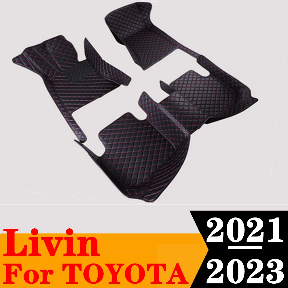 

Автомобильные коврики для TOYOTA Livin 2023 2022 2021 под заказ, передние и задние напольные коврики, автомобильные накладки на ножки, коврик, внутренние части