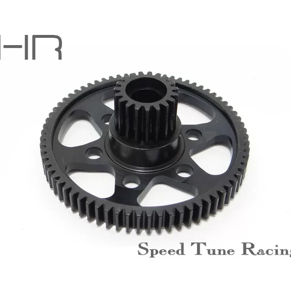 HOT RACING Steel Counter Gear 70T 19T 0.6M STBR7019T for Tamiya Bruiser 2012 1/10 3-Axle