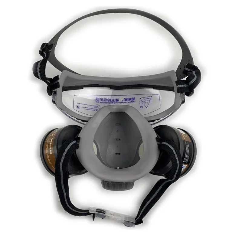 Full Face  Gas Mask Industrial Painting Spraying Respirator Safety Work Filter Formaldehyde protection Gas Masks With Glasses