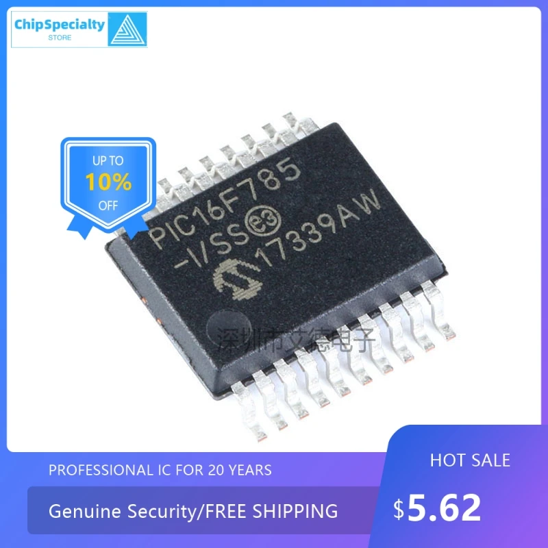 Original authentic patch PIC16F785-I/SS microcontroller chip SSOP-20 package