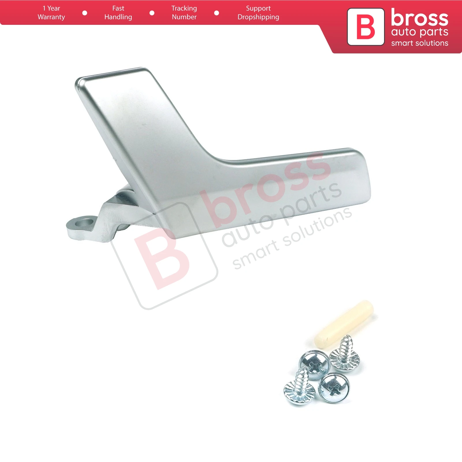 

Bross Auto Parts BDP892 Interior Door Handle Chrome Plated MATT Left Side 2047201171 for Mercedes W204 Made in Turkey