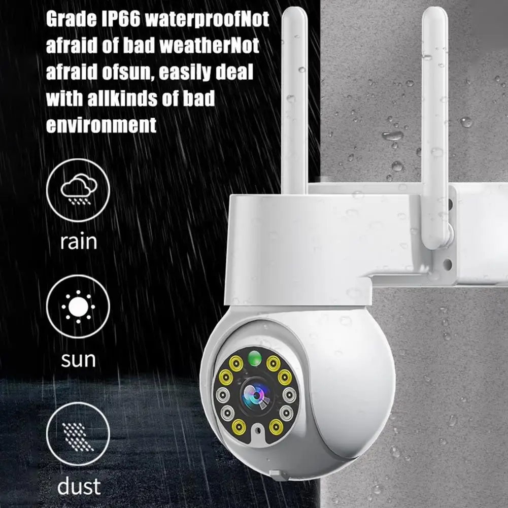 5G WIFI IP Camera Audio CCTV Surveillance Outdoor Full Color Wireless IP66 Waterproof 2MP Security Protection cameras