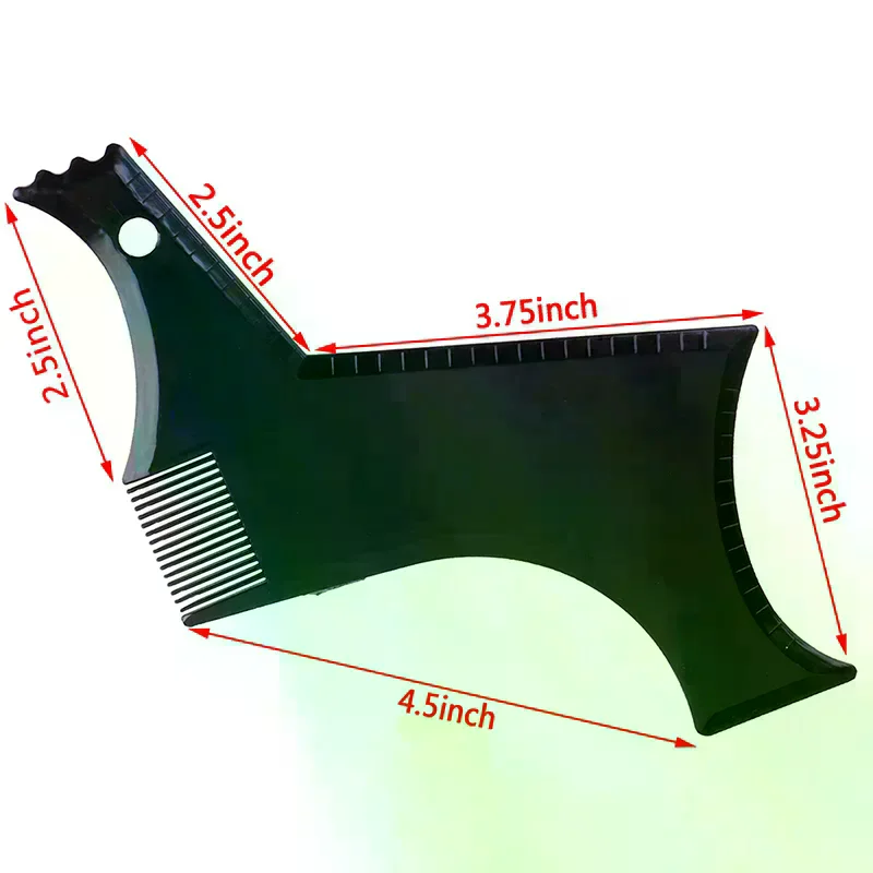 Men'S Beard Combs Shaping Styling Trim Template Stencil Comb Beards Comb Tools
